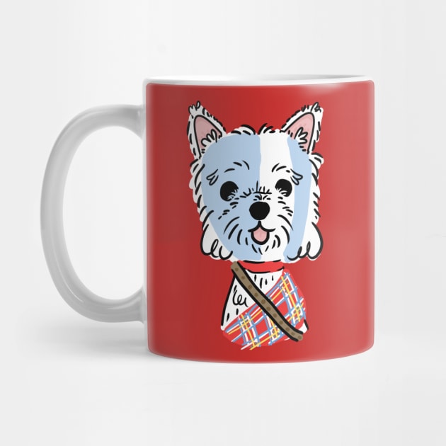 Braveheart Westie by Fluffymafi